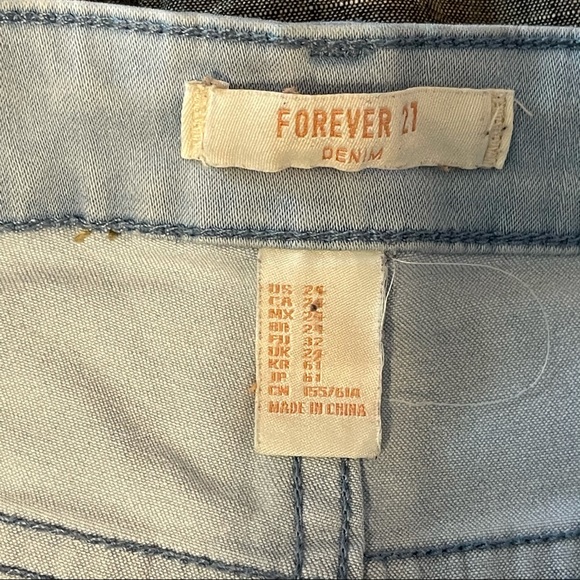 F21 Light Blue Skinny Jeans - Picture 9 of 12